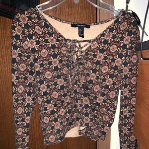 🌹LONG SLEEVE CROP TOP